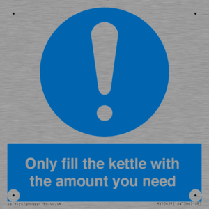 Only fill the kettle with the amount you need